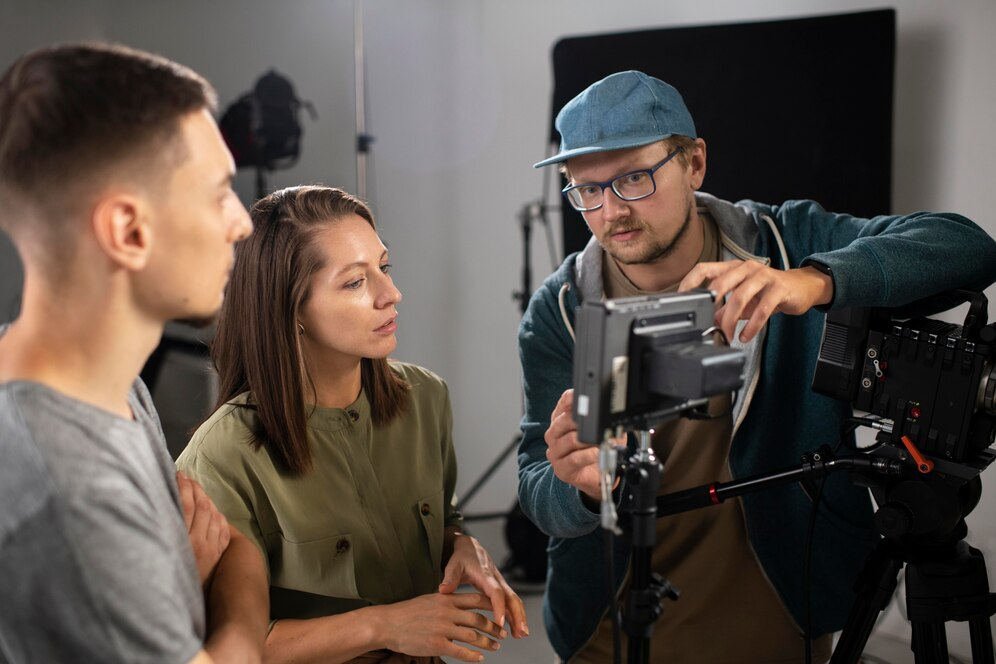 profissionais de audiovisual